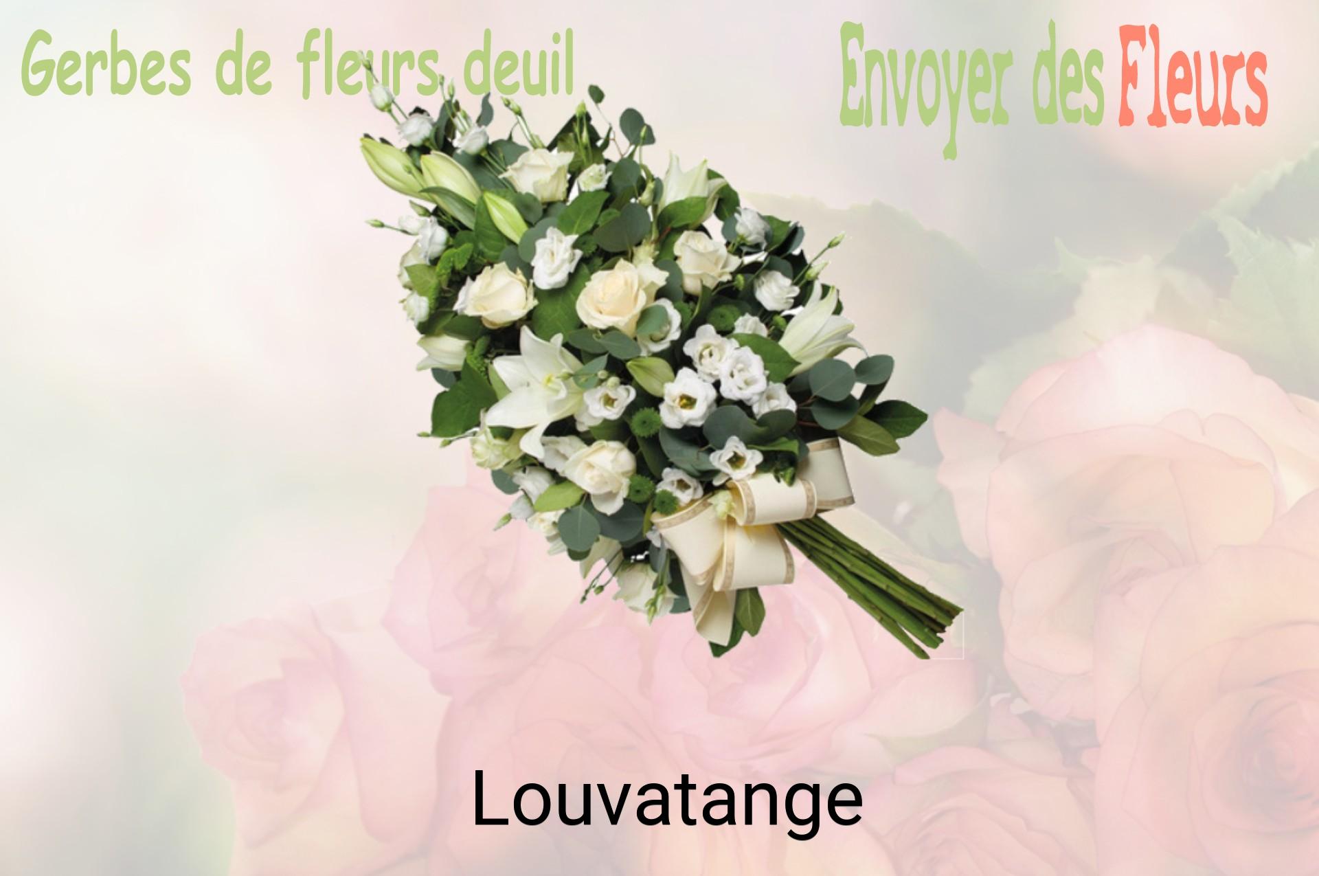 Gerbe de fleurs de deuil livrée à Louvatange